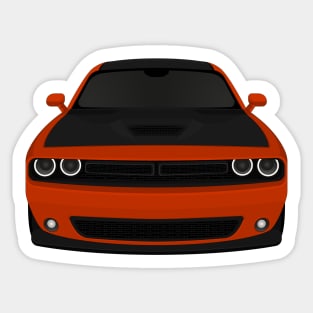 Challenger Red2 + Black Sticker